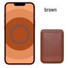 Magnetic Leather Card Holder Case for iPhone 14/13/12 with MagSafe Compatibility