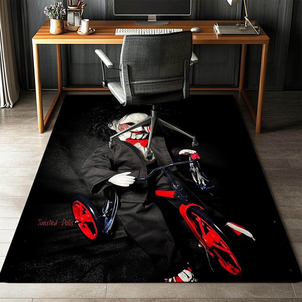Halloween Horror Printed Carpet,Rug,for Office Chair Living Room Bedroom Kitchen Room Decor Gifts.