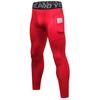Men Running Compression Pants Quick Dry Elastic Waist Sports Tights Leggings