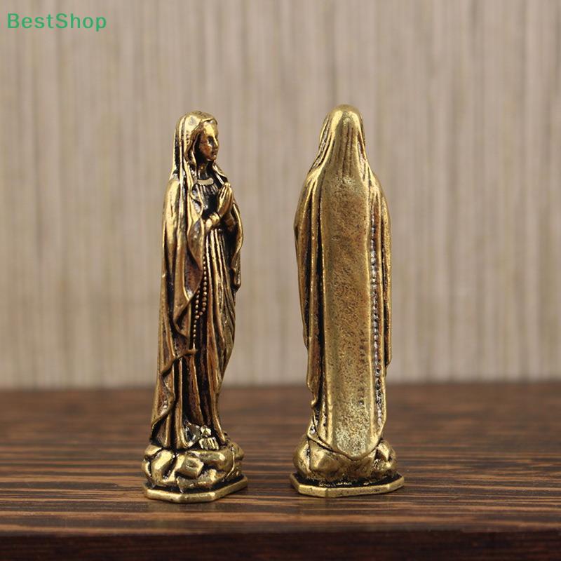 Pure Brass Retro Maria Figurine Key Chains Pendants Buddha Keyrings Hangings