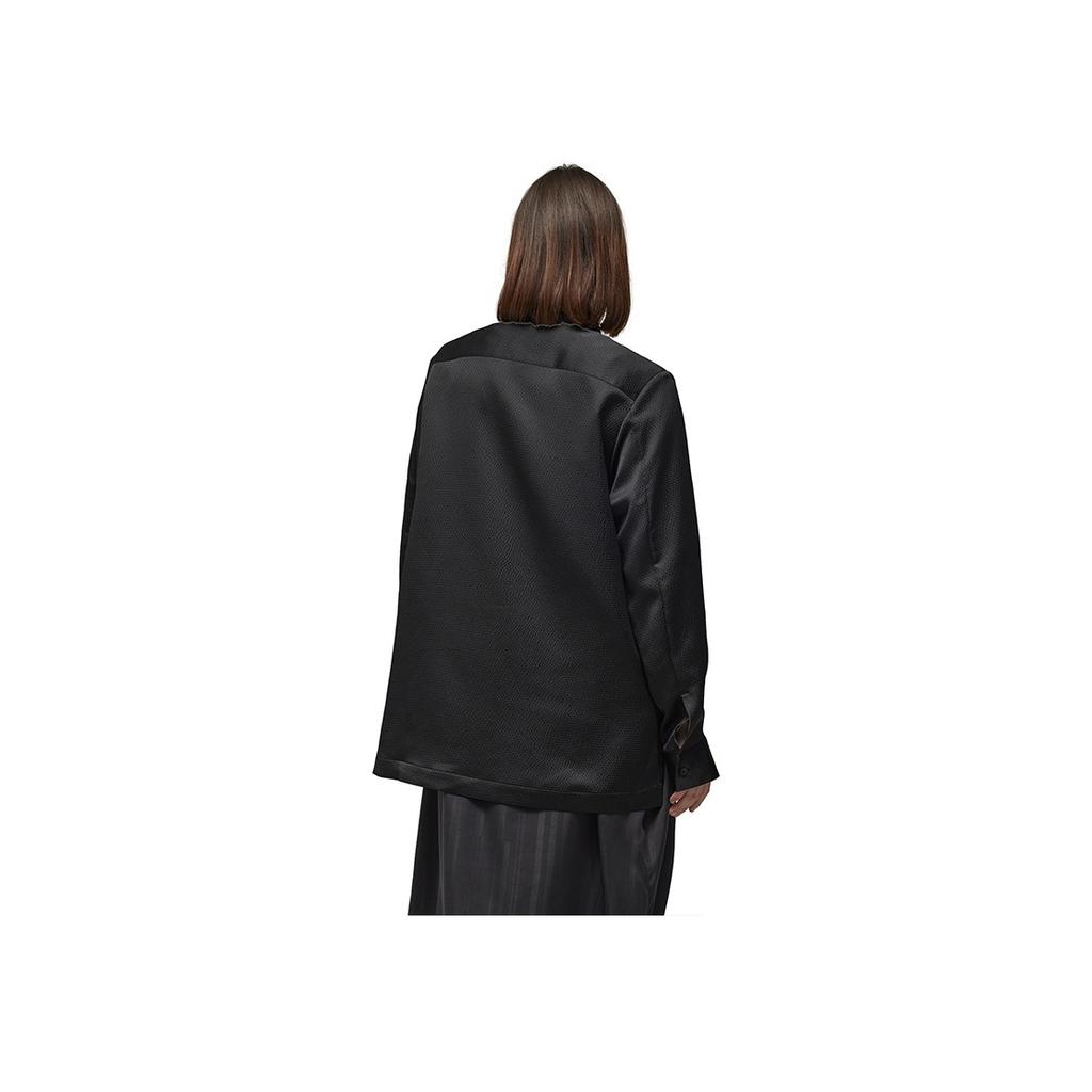 Y-3 Tch Seer Shirt Minimalist Lightweight Loose Long Sleeve Shirt Women shirts Black IN4397