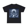 Unisex Adult T Shirt Chilling Haunted House Scene Halloween Ghost Spooky Graphic