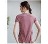 Women's Quick-Dry Short Sleeve Yoga Top - Loose Fit, Nylon, Summer Sportswear