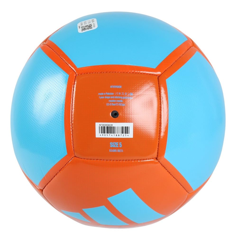 Adidas EPP Club Size 5 Soccer Saxe and AF5939SKOR Ball, Orange,