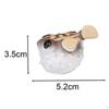 Puffer Statue Te Pet Ornament Collectible Gave for Lovers Håndlaget miniatyr skulptur dyr