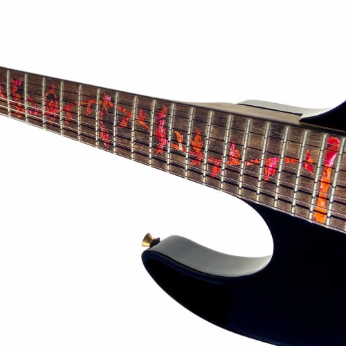 Jockomo Strom života Abalone Červený Kytarový Inlay Samolepka