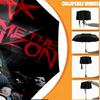 Custom Name Personalized Bring Me the Horizon Print Umbrella, Auto Open Close, 8‑Rib Sturdy Frame, Commute Camping Hiking Use, Birthday Gift