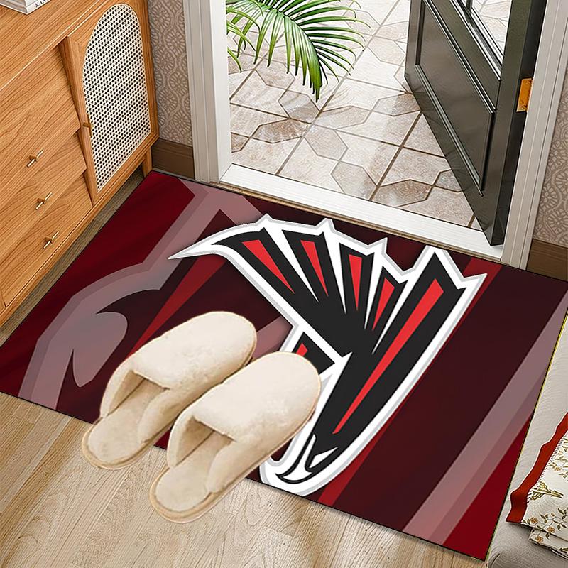 Atlanta Logo Rug Office Carpet Non-Slip Mat, Chair Rug Floor Covering for Gaming, Bedroom, Living Room , Home Decor Christmas Gift