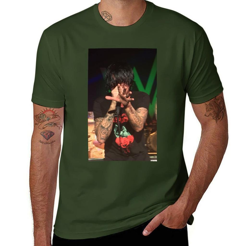Kellin Quinn Tshirt Summer Tops Anime Clothes T Shirts for Men Cotton