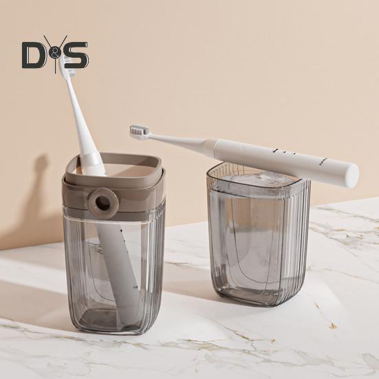 Travel Soap Case with Toothbrush Box Leakproof Easy To Clean Bathroom Soap Container with Lid Portable Bar Soap Holder