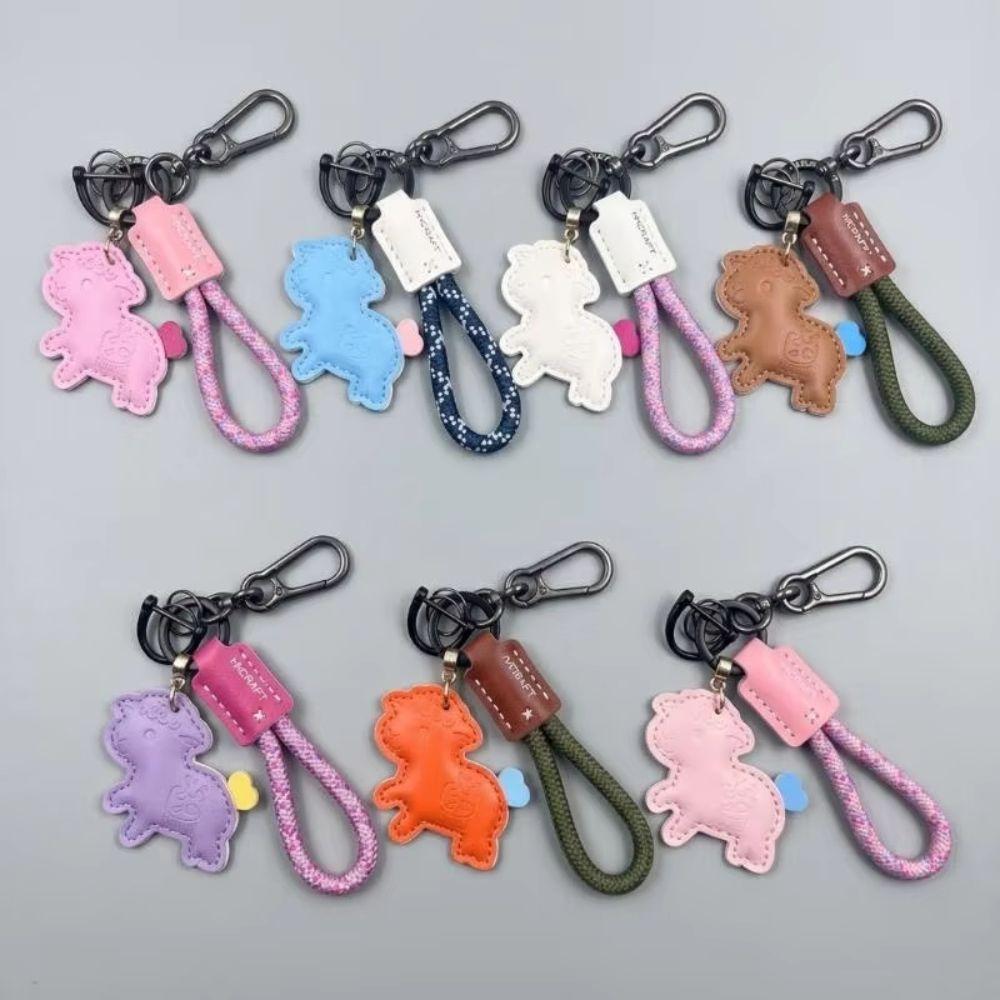 Wrist Strap Goat Pendant Nylon Braided Rope Lamb Bag Charm Goat Car Keychain Backpack Decor