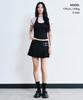 Musinsa Standard Woman Women'S Low Rise Buckle Pleated Mini Skirt [Black]