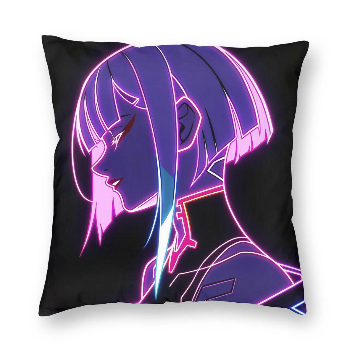 

Киберпанк Люси Эдджерраннерс Квадратная наволочка Полиэстер Лен Бархат С принтом Декор на молнии Наволочка для диванной подушки Чехол для подушки на кровать 18 12x12Inch