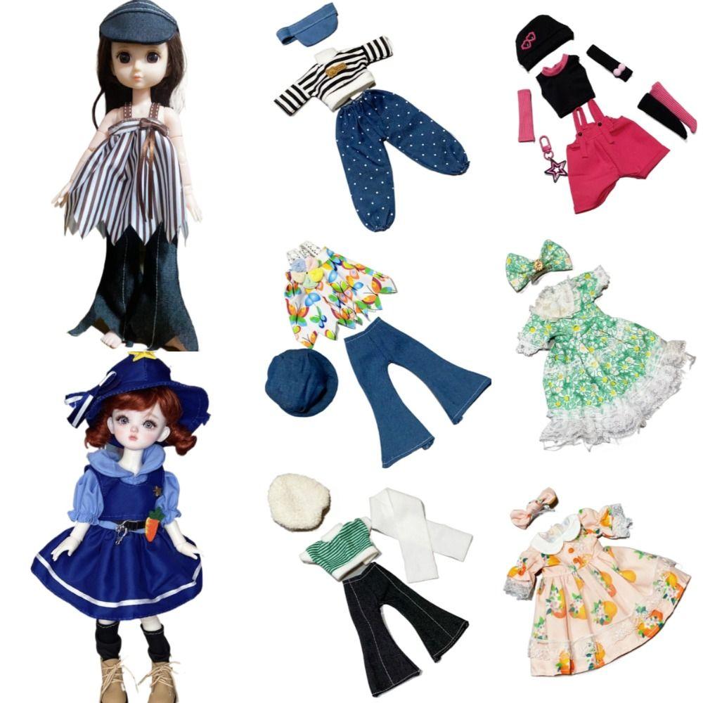 

Худи для куклы ручной работы 1/6 30 см, платье принцессы для куклы, милое платье для куклы, хлопковая кукла Type L