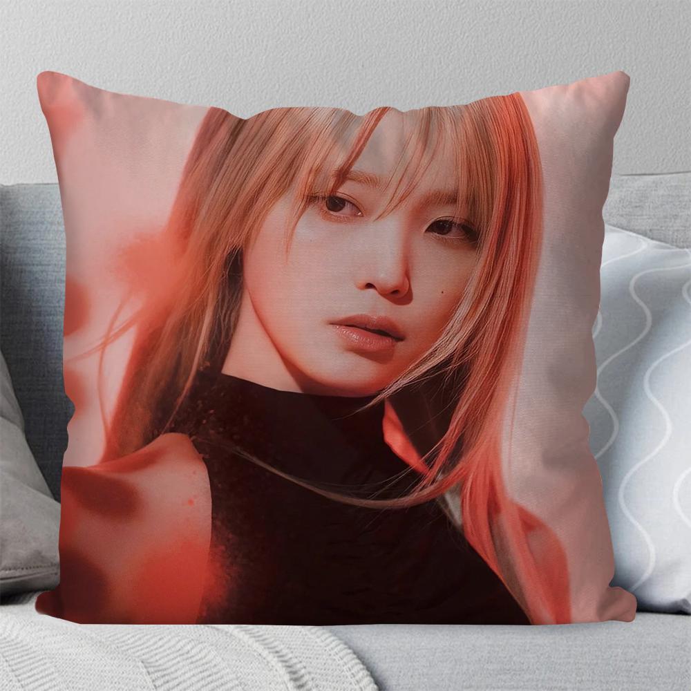 1pc Korean Singer IU Pillow Case Square Pillow Bedroom Sofa Leisure Comfort Cushion Car Living Room Home Decoration 40X40