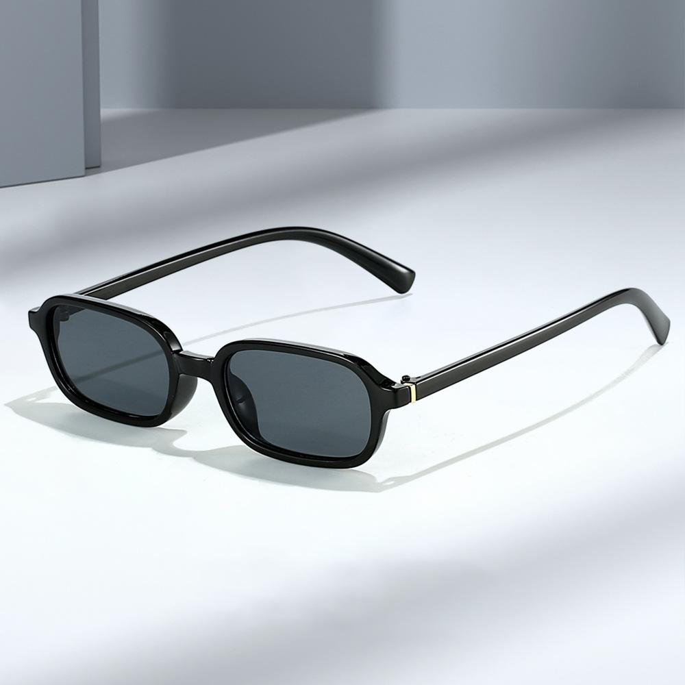  New Vintage Small Rectangle Sunglasses Women Shades UV400 Fashion Men Sun Glasses Clear Lens Frame