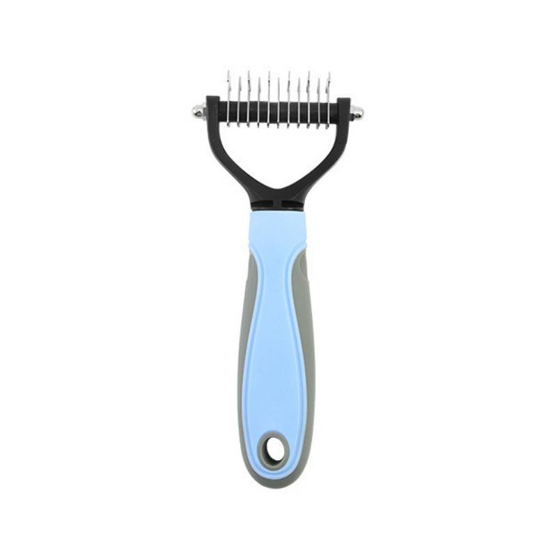 Pet Comb, Cat and Dog Comb, Pet Hair Removal Comb, Double-sided Stainless Steel Pet Split Comb