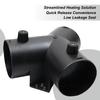 Air Heater Valve Tent Adapter Y Shape 75mm 3 Way Parking Auto Supplies Parking Heater Dust Pipe Connector For Trucks Pickups