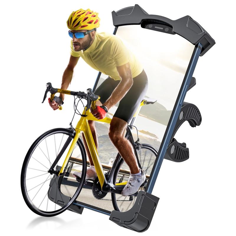Motorcycle Handlebar Phone Holder Cradle for Most Cellphone GPS Bracket Handlebar for Smart Phone Holder Cradle