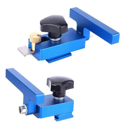 Mitre Track Stopper Limited Blocks  Aluminium Alloy Miter Track Jig T-Track Stop Tool Woodworking Sliding Groove Stopper Block