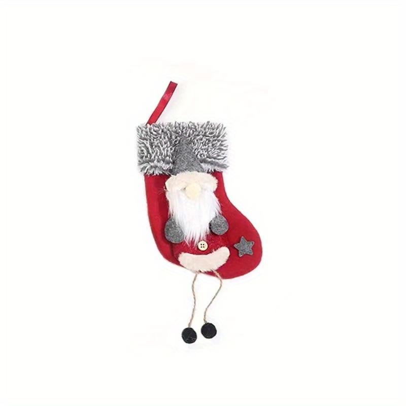 1 PC Adorable Santa Claus Dolls Hanging Decoration Christmas Stockings Small Size