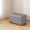 Storage Shoe Changing Stool - 2-in-1 Entryway Bench with Seat & Hidden Compartment, Compact Hallway Stool for Small Spaces