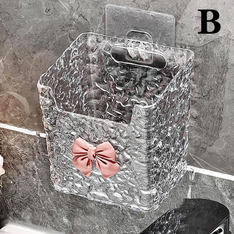 

Держатель зубной пасты без пробивного отверстия, настенный органайзер для кистей для макияжа, полка для хранения, ящик для хранения в ванной комнате, сливной ящик