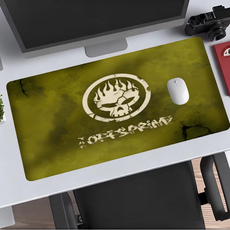 Offspring Band Extended Gaming Mouse Pad with Stitched Edges NonSlip Rubber Base Waterproof Desk Mat for Computer Laptop Office Gaming
