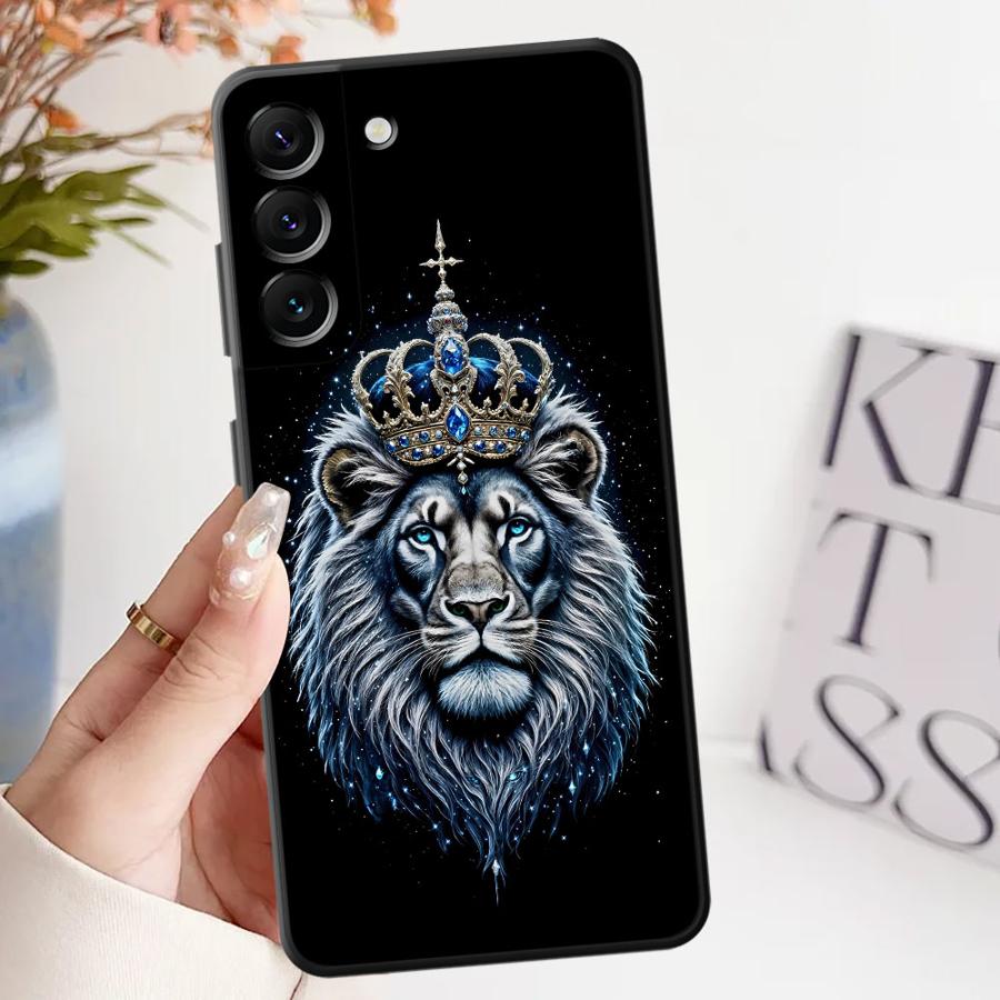 Case for Samsung Galaxy A32 A25 A71 A24 A52 A36 A55 A41 A23 A53 A35 A26 A72 A73 A51 A22 Phone Cover Cool Animal Tiger Lion Horse