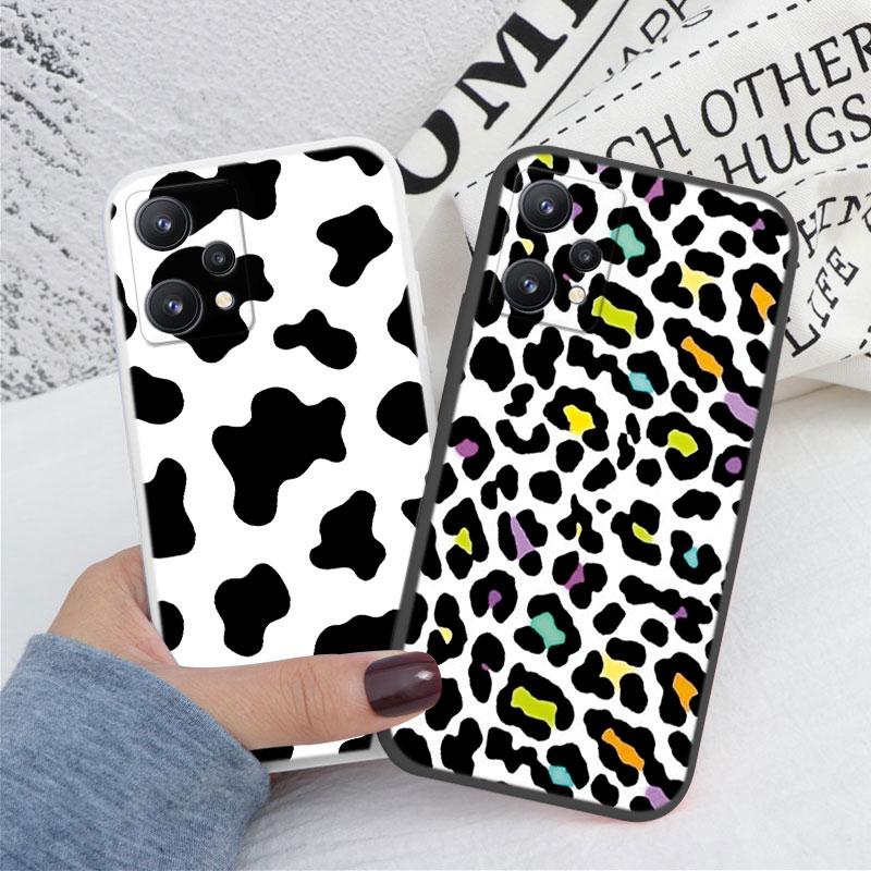 For Realme 9 4G Capa 9 Pro Plus Case Fashion Leopard Print Animal Cover Soft TPU Shockproof Funda For Realme NARZO 50 PRO Shell