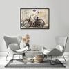 Picture, poster In a frame 53x73 cm Bicycle P556 horizontal