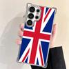 Union Jack England UK Flag Soft Phone Case For Samsung Galaxy S26 Ultra S25 Edge S24 FE S23 Plus S22 S21 + S20 Plating Anti-Fall