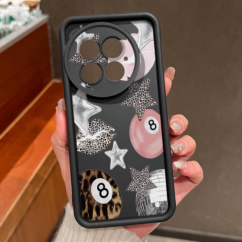 Vintage Leopard Print Stars Billiards Case For OnePlus 15 13 13T 12 Shockproof Bumper Silicone Cover For Oneplus Nord 5 13R 12R 11R 5G
