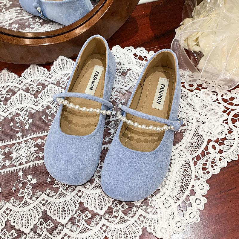 Gentle shoes flat-soled single shoes women's new summer Mary Jane shoes with skirts soft-soled maternity shoes