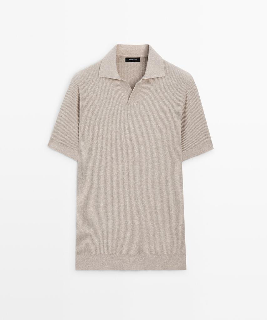 Masimodutti Cotton Knit Polo