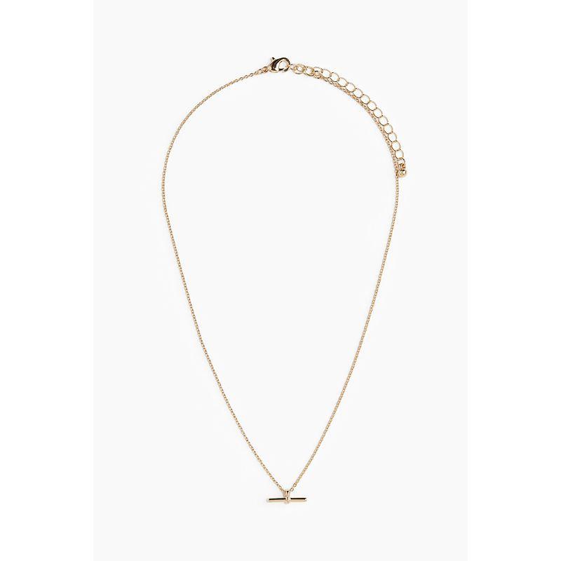 

Hm2025 Autumn New Arrival Women s Accessories Fashion Casual Jewelry Chain Necklace T-Shaped Necklace 1268423 Gold