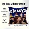 Teen TV Series Skins Generation Cushion Cover Pillow Cover Decor Pillowcase Printed Cushion Case For Couch