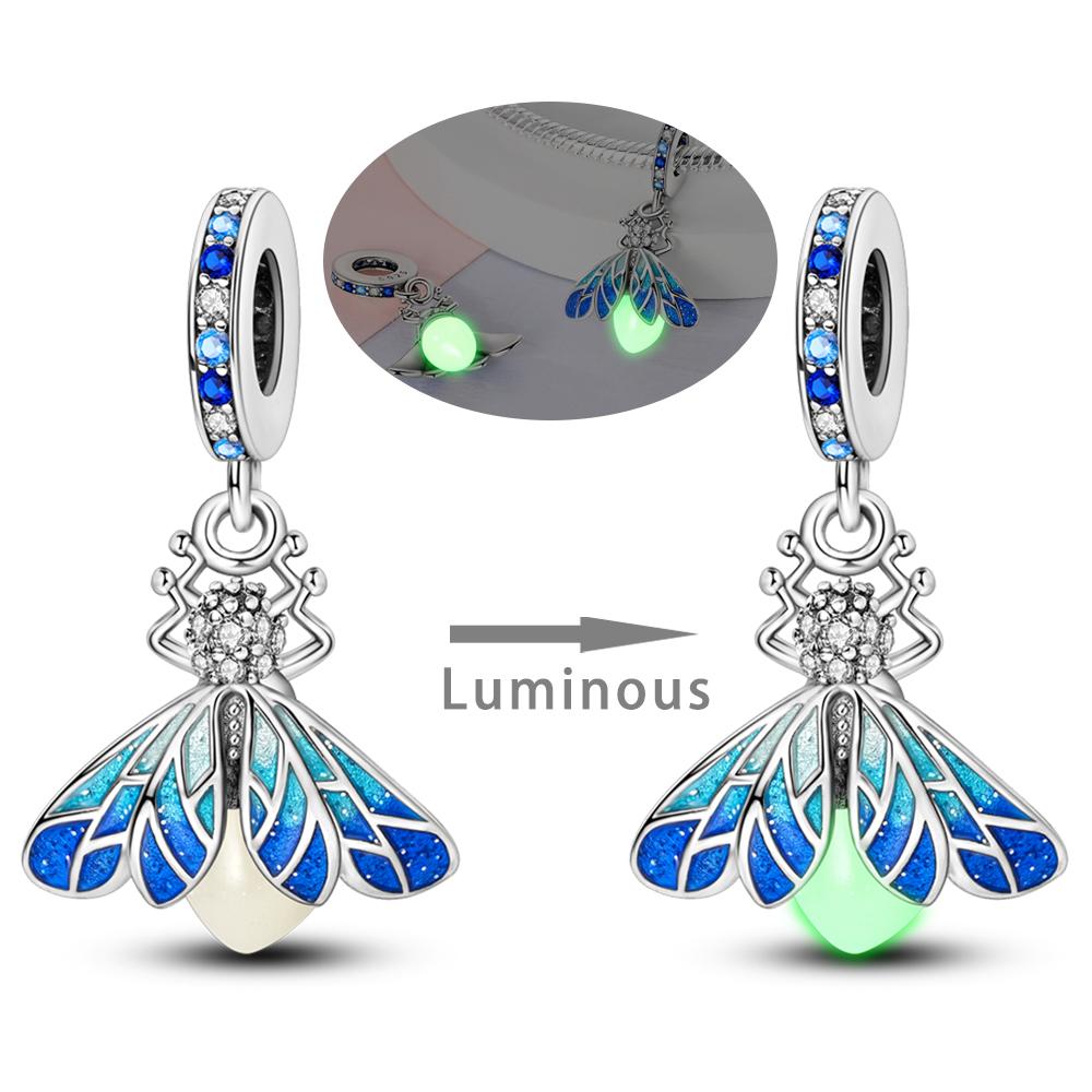 Copper Metal Newest Charm Bead Components Unicorn Firefly Perfume Bead Components Compatible With Authentic Original Bracelet High Quality Fine