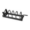 Fitness Disc Cart with Wheels Heavy-Duty Steel Weight Rack Wheeled Barbell Plate