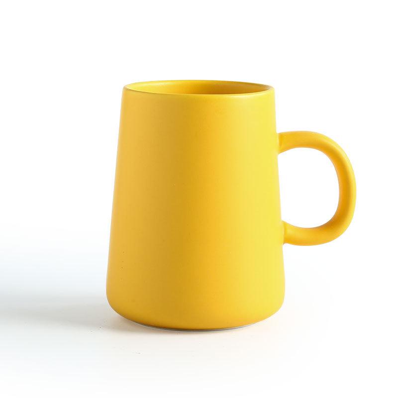 Ceramic Matte Large Capacity Coffee Cup Home Enterprise Gift Gift Prints