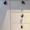 4Pcs Cats Shape Cabinet Knob Furniture Decorative Handle Iron Wardrobe Pulls Simple Drawer Knob Furniture Hardware
