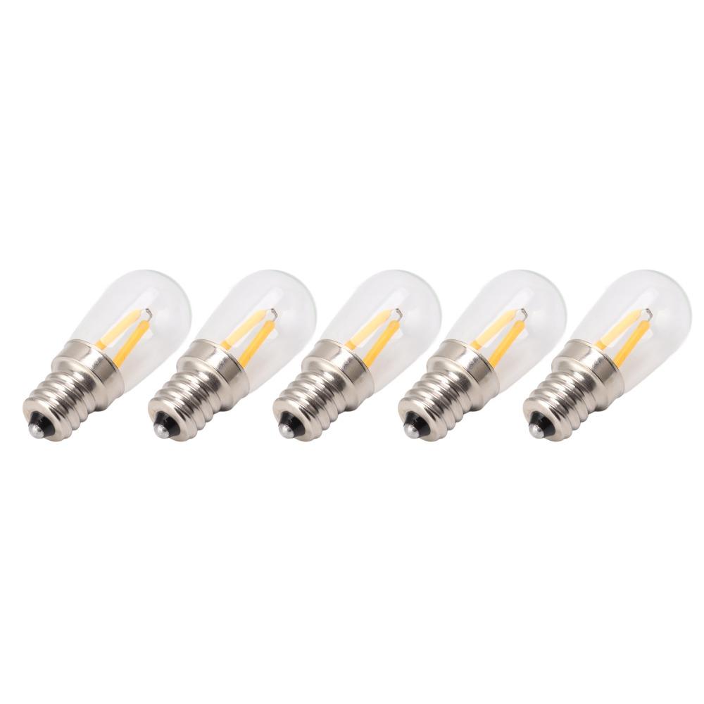 5 Pack 1.5W LED Fridge Light Bulbs E12 Fridge Light Bulbs Refrigerator Lamp Bulbs Indoor
