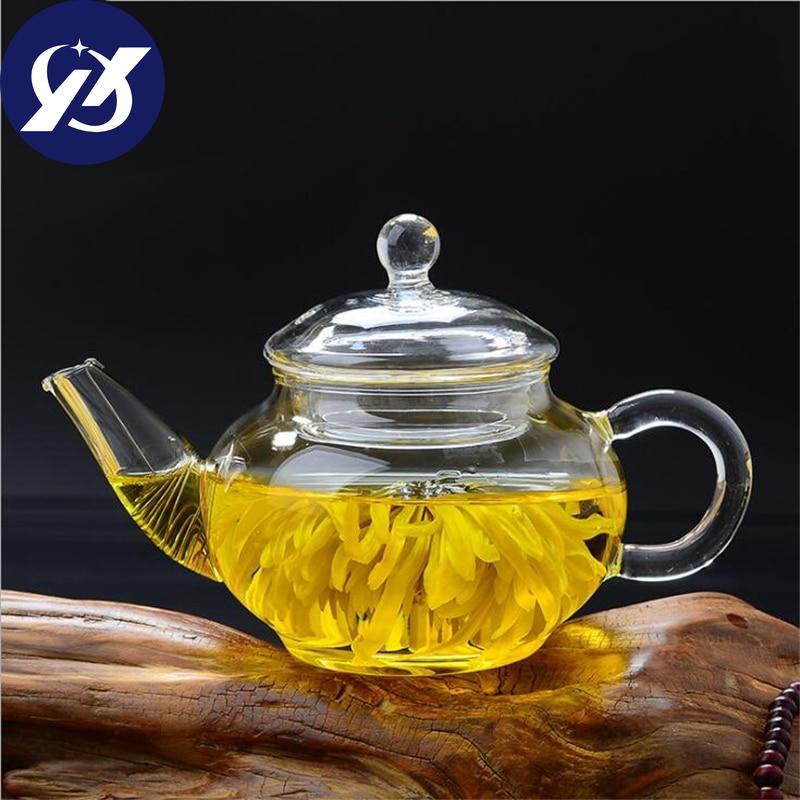 

250 мл фильтруемый термостойкий стеклянный чайник с двойными стенками или весенний чайник из нержавеющей стали, прозрачный стеклянный чайник