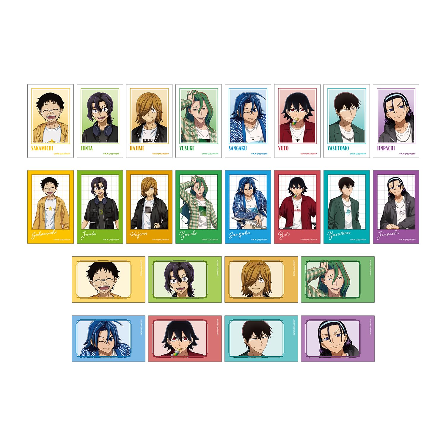 

Yowamushi Pedal LIMIT BREAK Original Illustration Casual Clothes x Road Bike Trading Illustration Cards Box of 24 Ver.