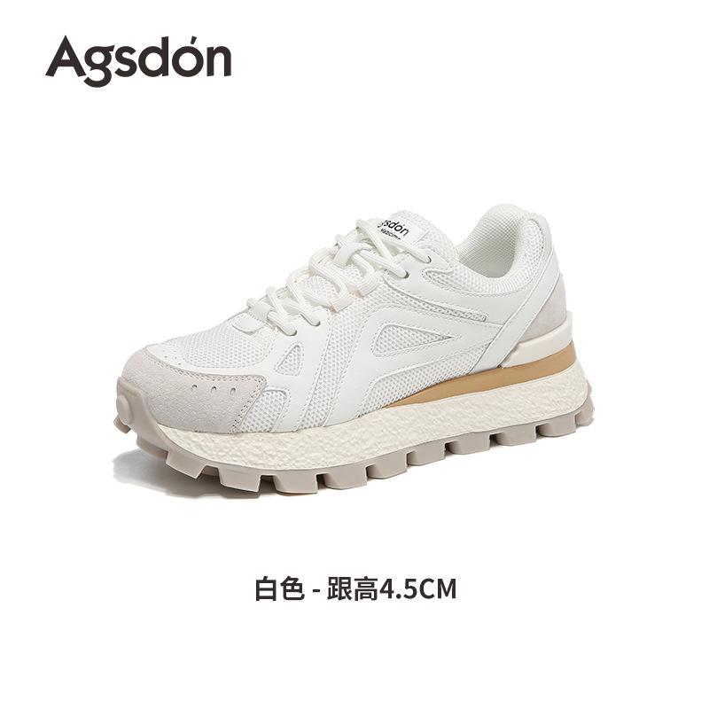 thick-soled German training shoes, new autumn soft-soled small casual Forrest Gump board shoes 35