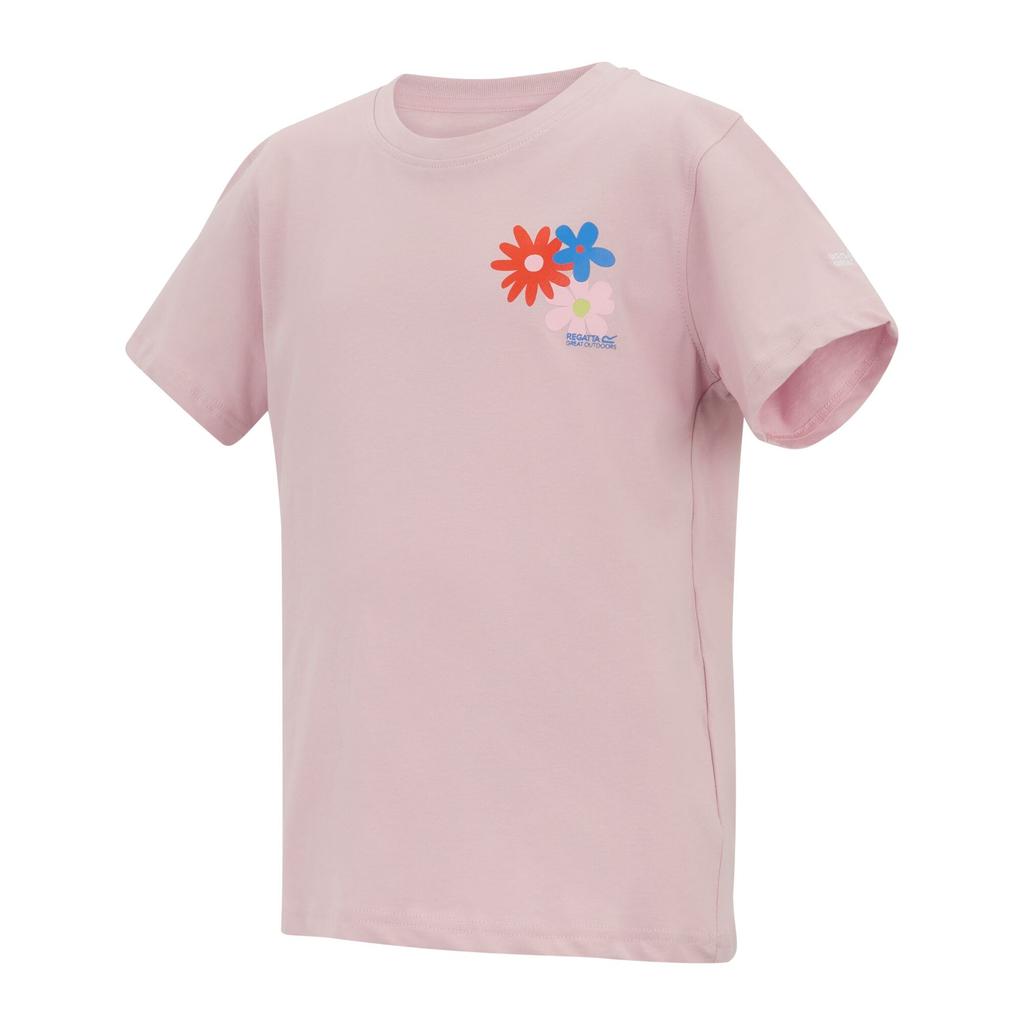 Regatta Childrens/Kids Bosley Floral Back Print T-Shirt