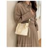 IELGY Fashionable All-Match Messenger Bag Commuter Shoulder Bucket Bag