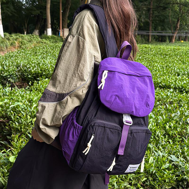 

Рюкзак для активного отдыха и спорта на открытом воздухе, для велоспорта, кемпинга, большой вместимости, альпинистский, универсальный дорожный рюкзак для мальчиков и девочек Below 20L фиолетовый