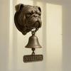 Metal Halloween Witch Dog Bell, Wall Mount For Home Entrance Welcome Doorbell Vintage Decor