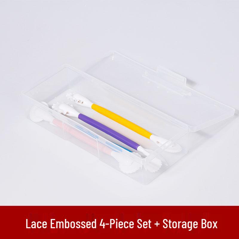 8-Piece Polymer Clay Sculpting Tool Set - Handmade Plastic Embossing Knives for DIY Projects